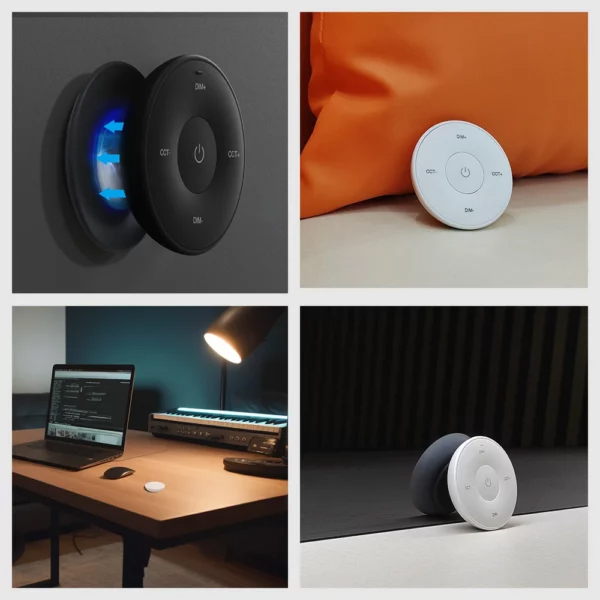 K2S Mini Magnetic CCT Dimmable Wireless Light Remote Control K2S Mini Magnetic CCT Dimmable Wireless Light Remote Control